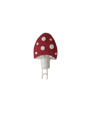 Fiona Walker Wall Hook Red Mushroom