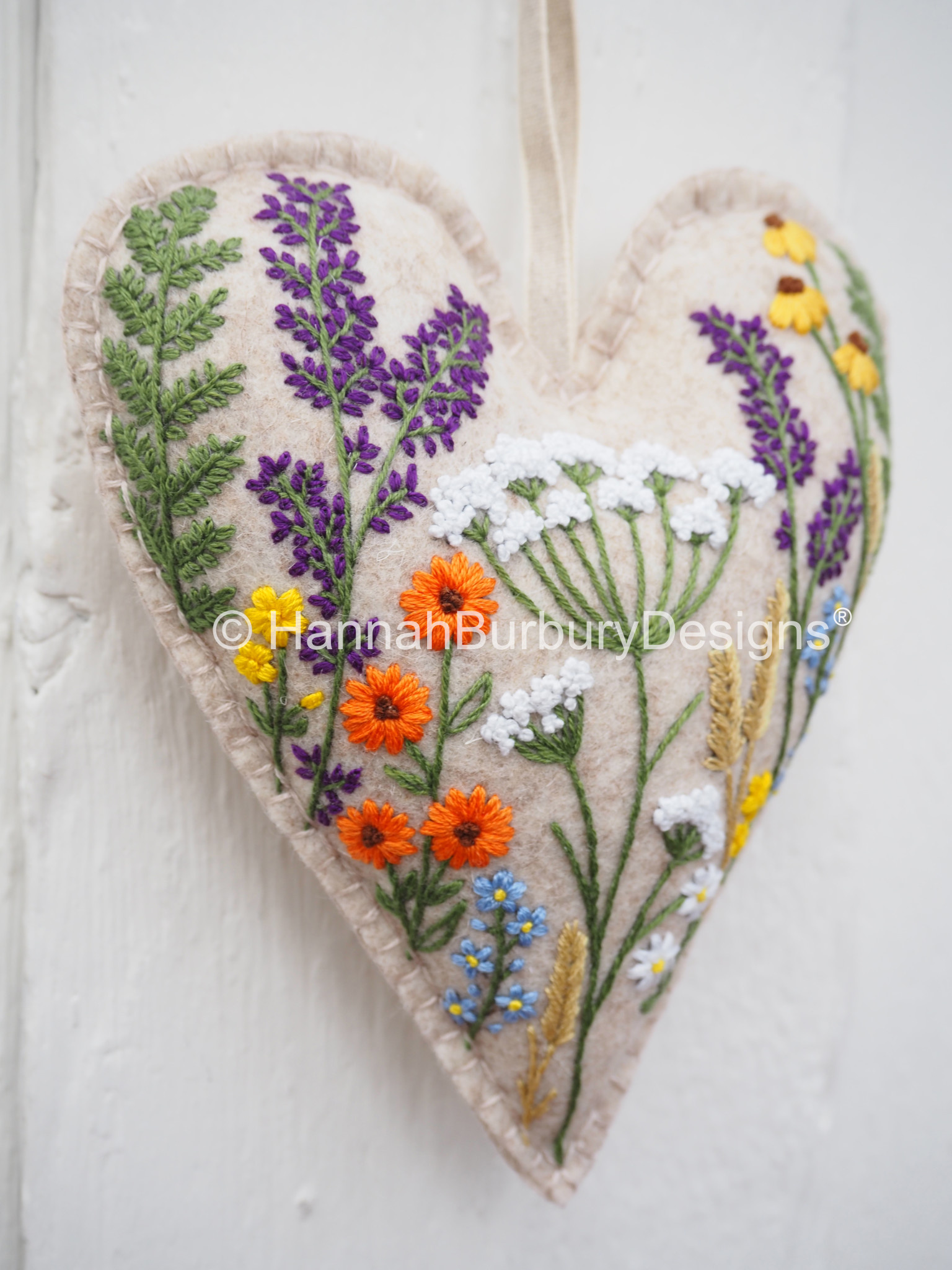 Hannah Burbury Florence Heart Embroidery Kit