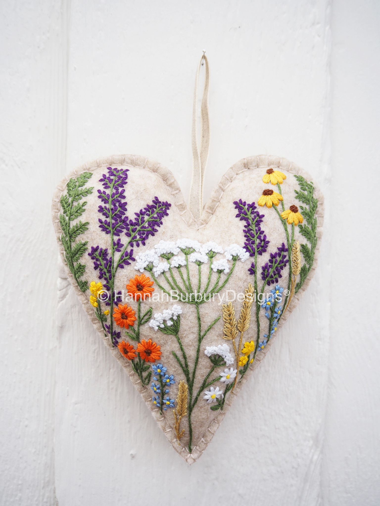 Hannah Burbury Florence Heart Embroidery Kit