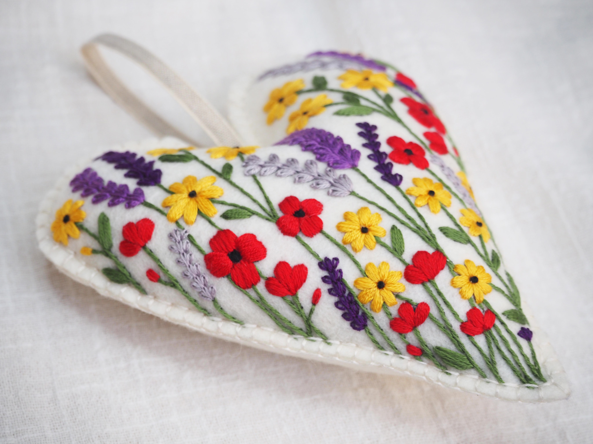 Hannah Burbury Wilma Heart Embroidery Kit