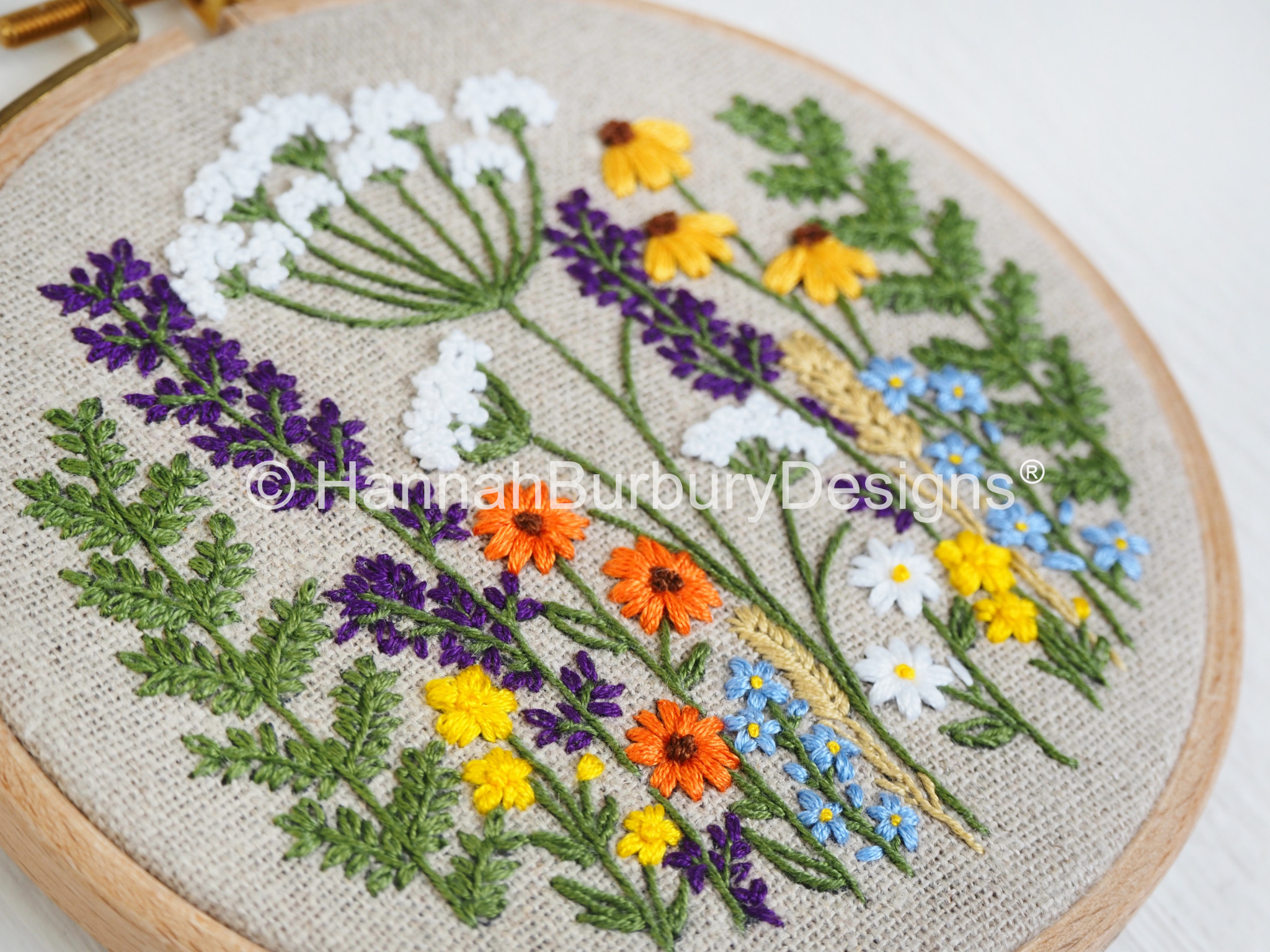 Hannah Burbury Florence Embroidery Hoop Kit