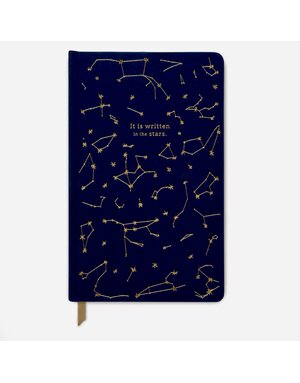 Designworks Ink Written In The Stars Blue Cloth Notebook