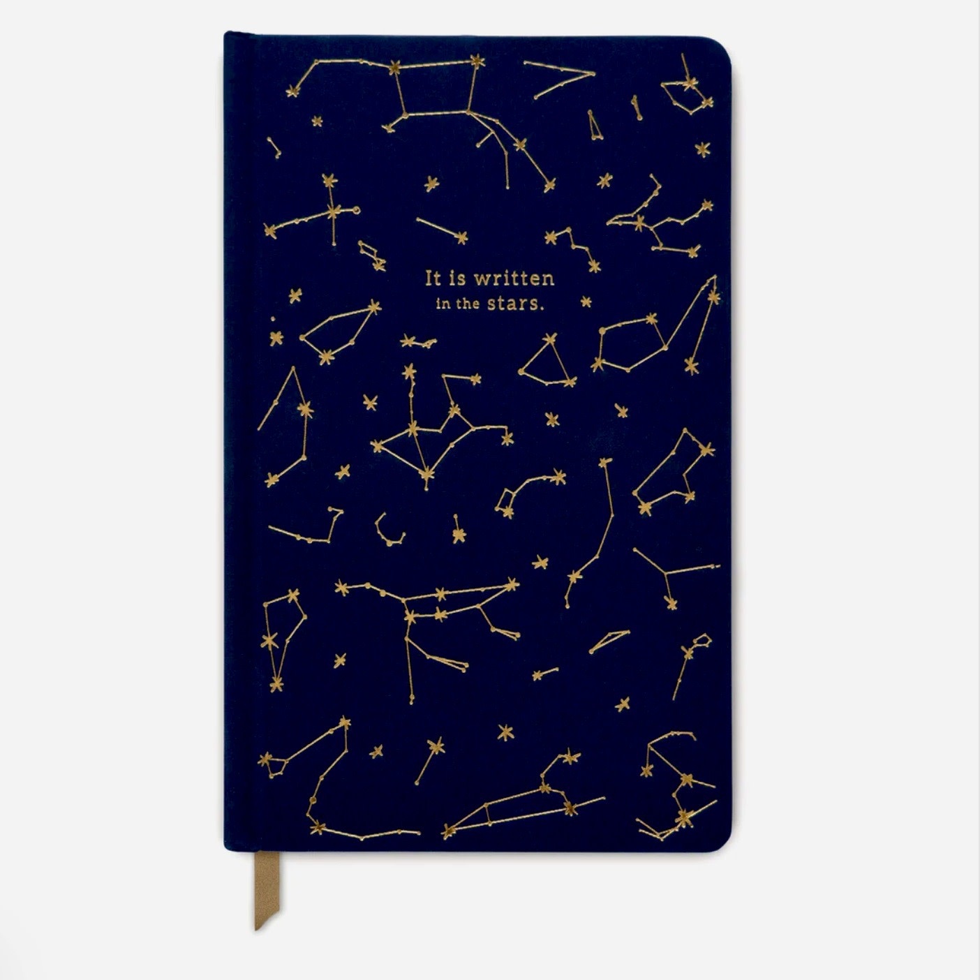 Designworks Ink Written In The Stars Blue Cloth Notebook