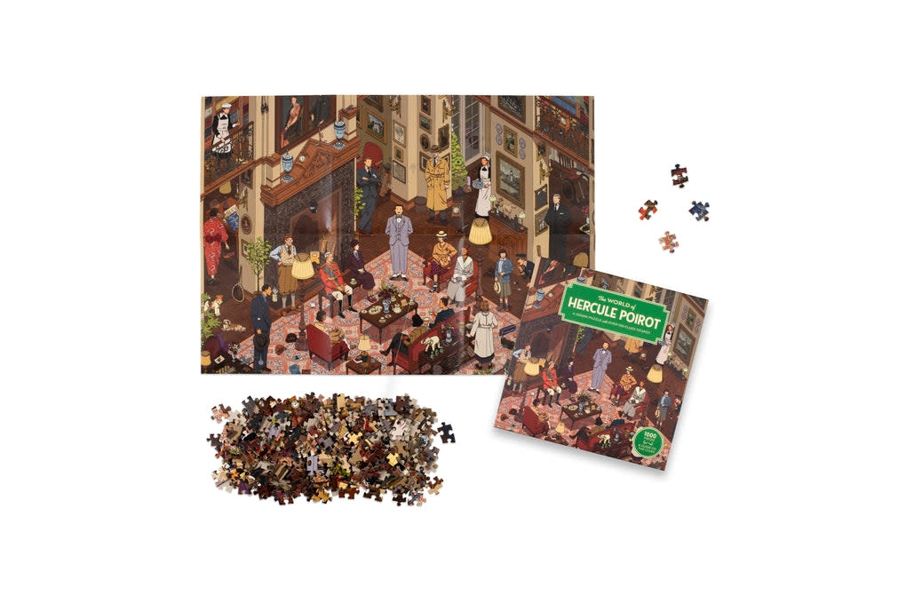 Laurence King 1000 Piece Puzzle The World Of  Hercule Poirot