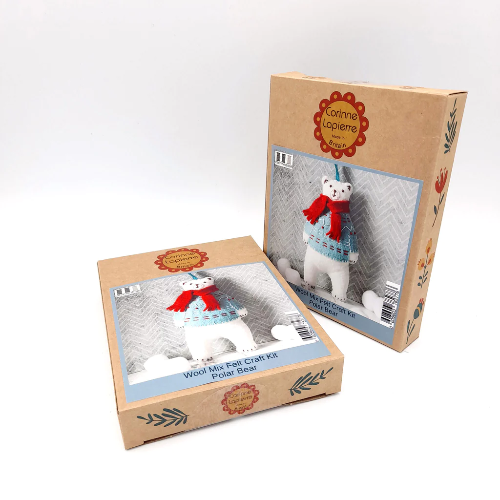 Corinne Lapierre Mini Polar Bear Felt Kit