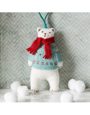 Corinne Lapierre Mini Polar Bear Felt Kit