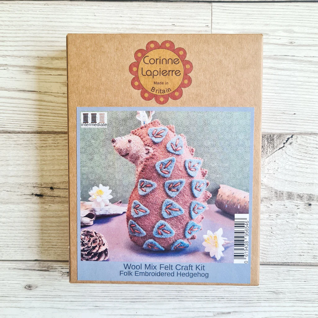 Corinne Lapierre Folk Hedgehog Felt Kit