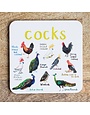 Sarah Edmonds Cocks Coaster