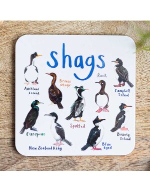 Sarah Edmonds Shags Coaster