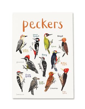 Sarah Edmonds Peckers Print A4