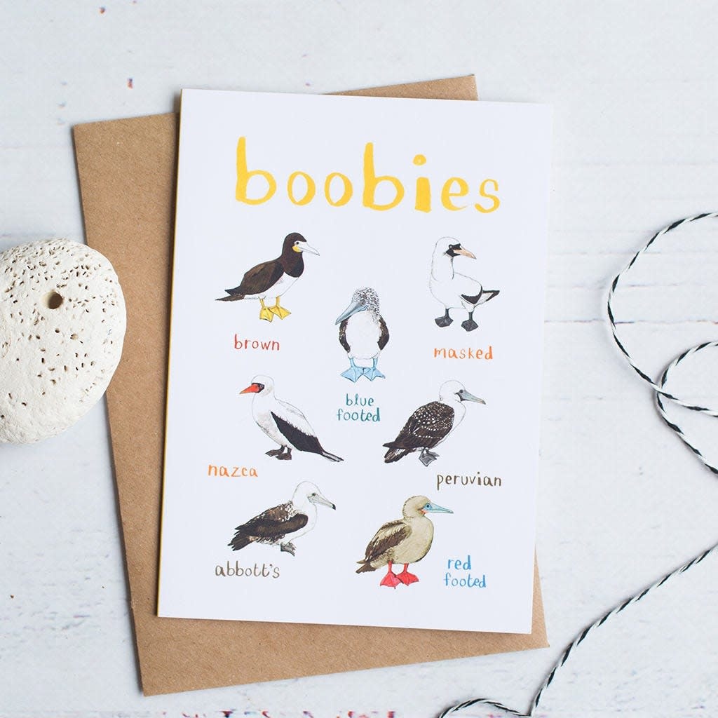 Sarah Edmonds Boobies Card