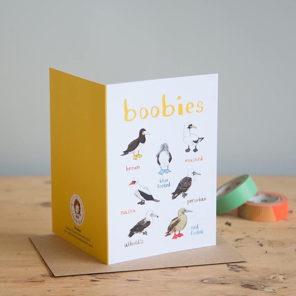 Sarah Edmonds Boobies Card