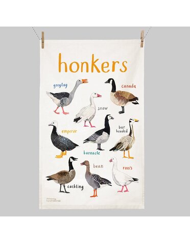 Sarah Edmonds Honkers Tea Towel