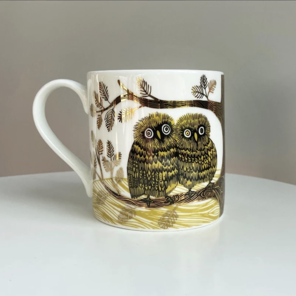 Lush Designs Mug Baby Owls