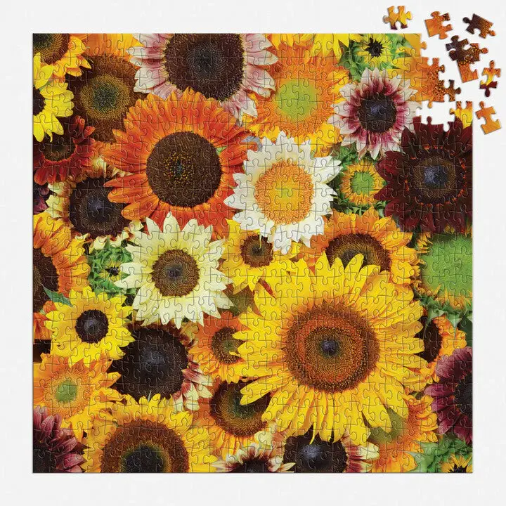 Galison 500 Piece Puzzle Sunflower Blooms