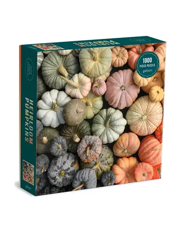 Galison 500 Piece Puzzle Heirloom Pumpkins