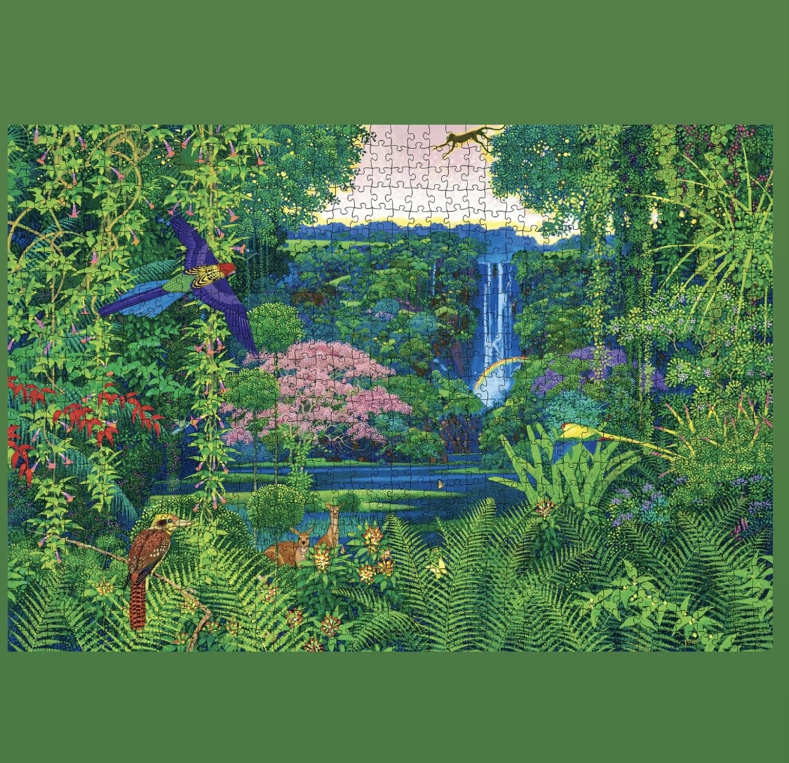 Pomegranate 1000 Piece Puzzle Utopia Falls