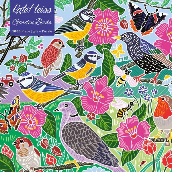 Flame Tree Publishing Kate Heiss Garden Birds Jigsaw Puzzle