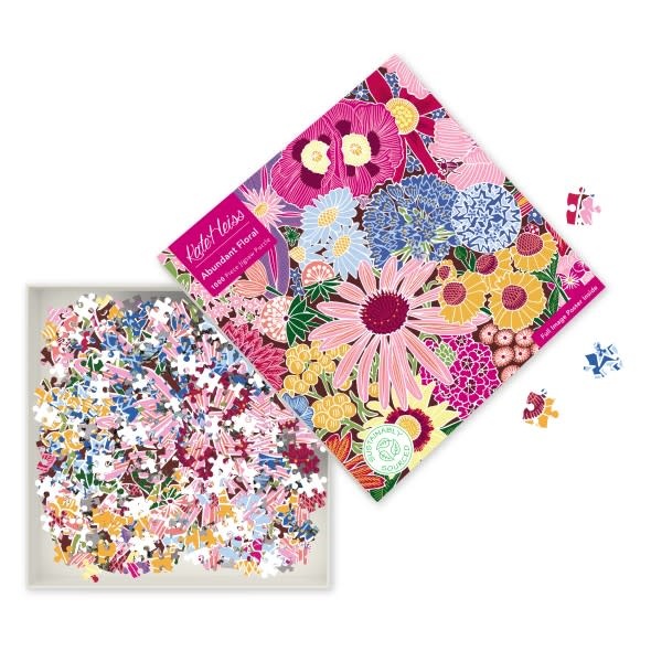 Flame Tree Publishing Kate Heiss Abundant Floral Jigsaw Puzzle