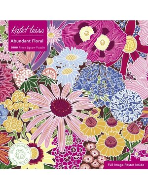 Flame Tree Publishing Kate Heiss Abundant Floral Jigsaw Puzzle