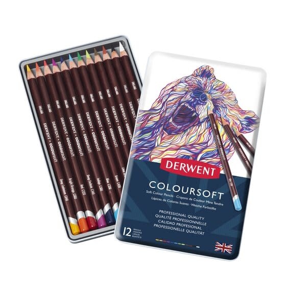 Derwent Derwent Coloursoft Pencil Tin