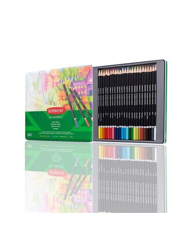 Derwent Derwent Academy Tin 24 Colouring Pencils