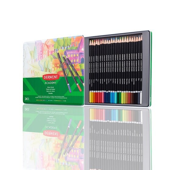 Derwent Derwent Academy Tin 24 Colouring Pencils