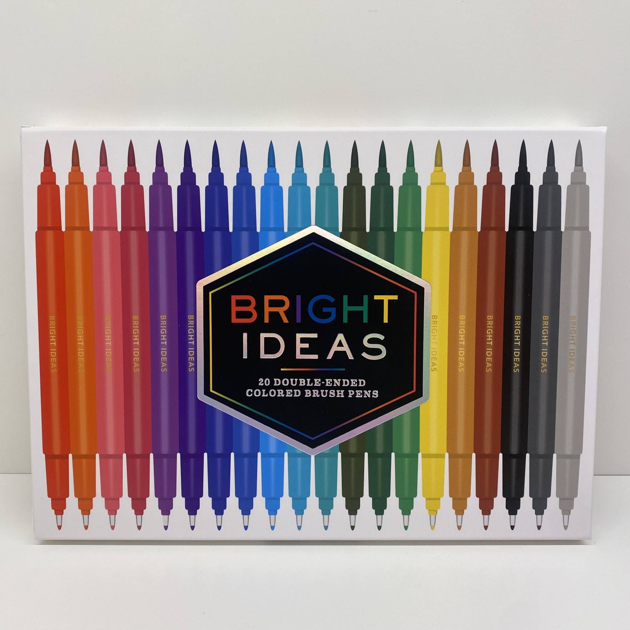 Chronicle Books Bright Ideas 20 Double Ended Brush Pens