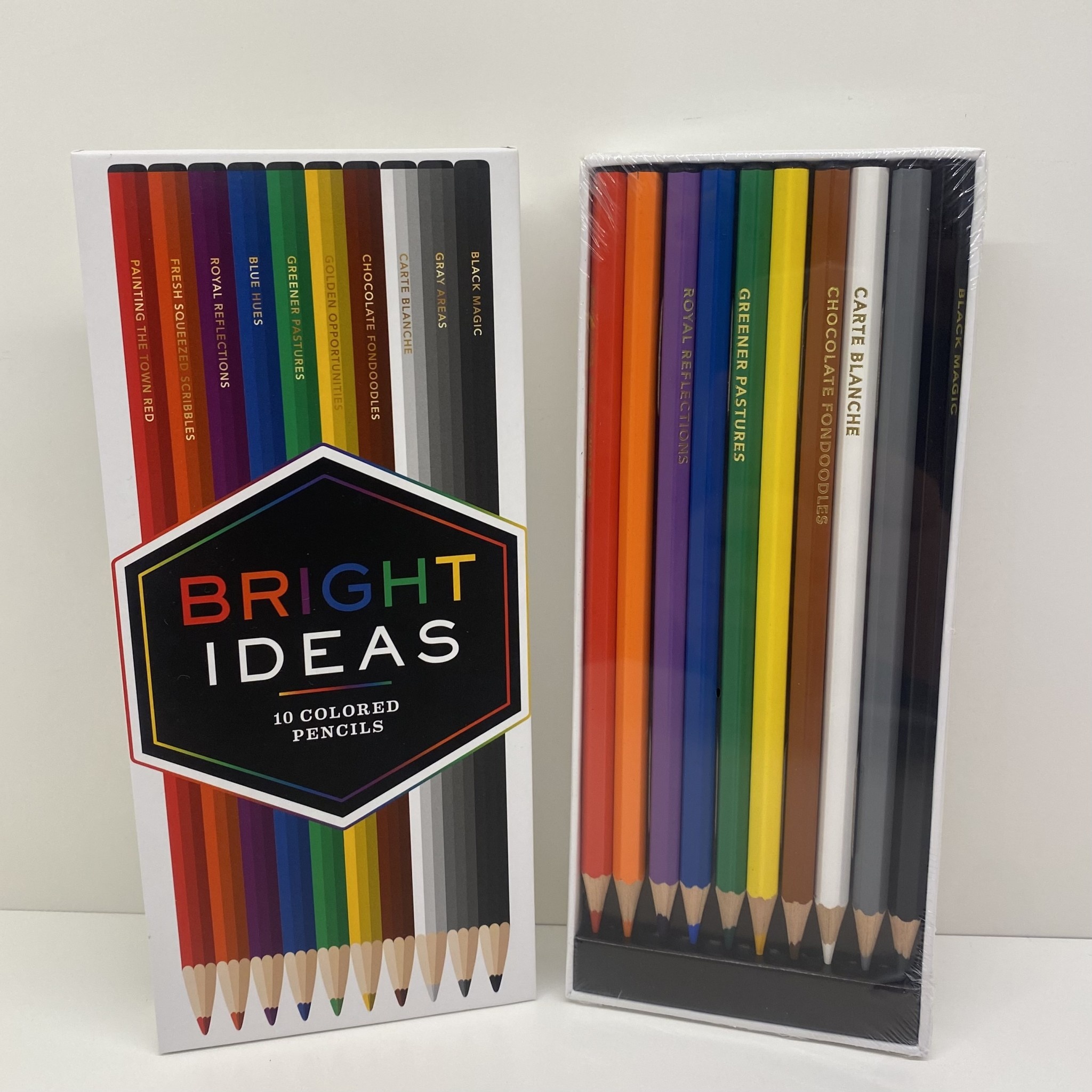 Chronicle Books Bright Ideas Coloured Pencil Set