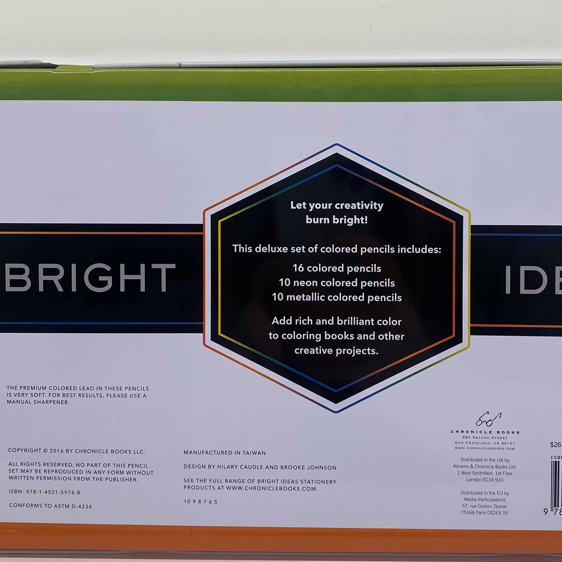 Chronicle Books Bright Ideas Deluxe 36 Pencil Set  DIS