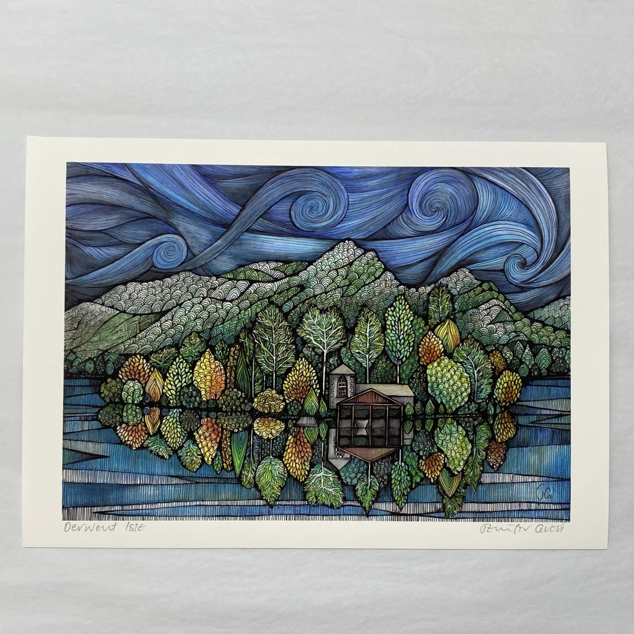 Jennifer Guest Jennifer Guest A4 Print Derwent Isle