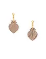 Materia Rica Hoop Earrings Corazones Hearts