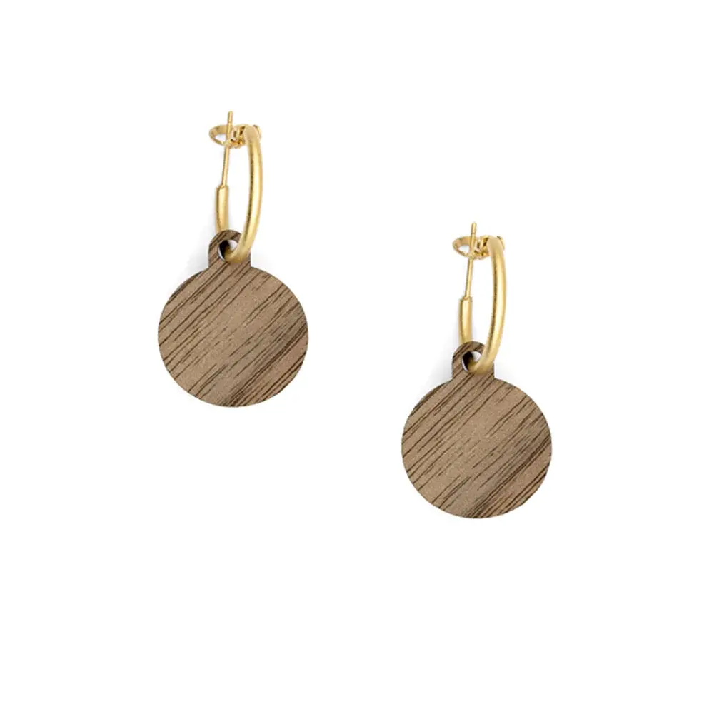 Materia Rica Hoop Earrings Luna