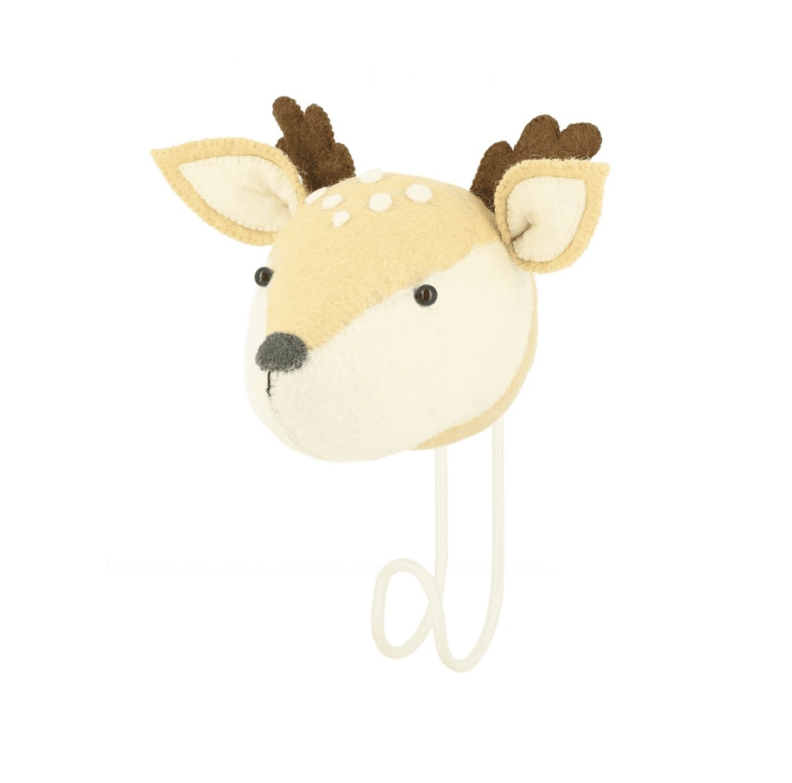 Fiona Walker Wall Hook Felt Deer