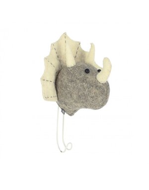 Fiona Walker Wall Hook Triceratops