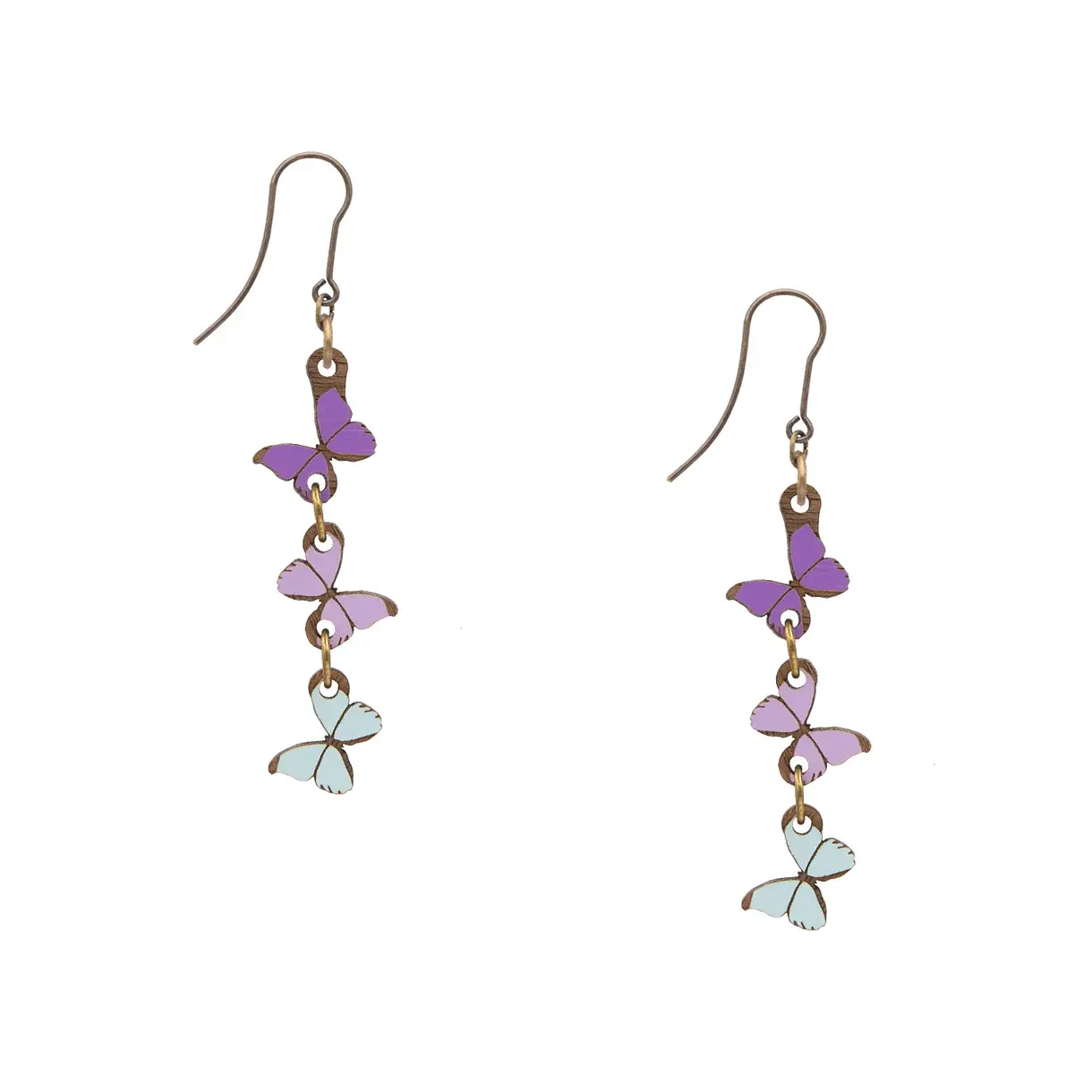 Materia Rica Hook Earrings Butterfly Parade