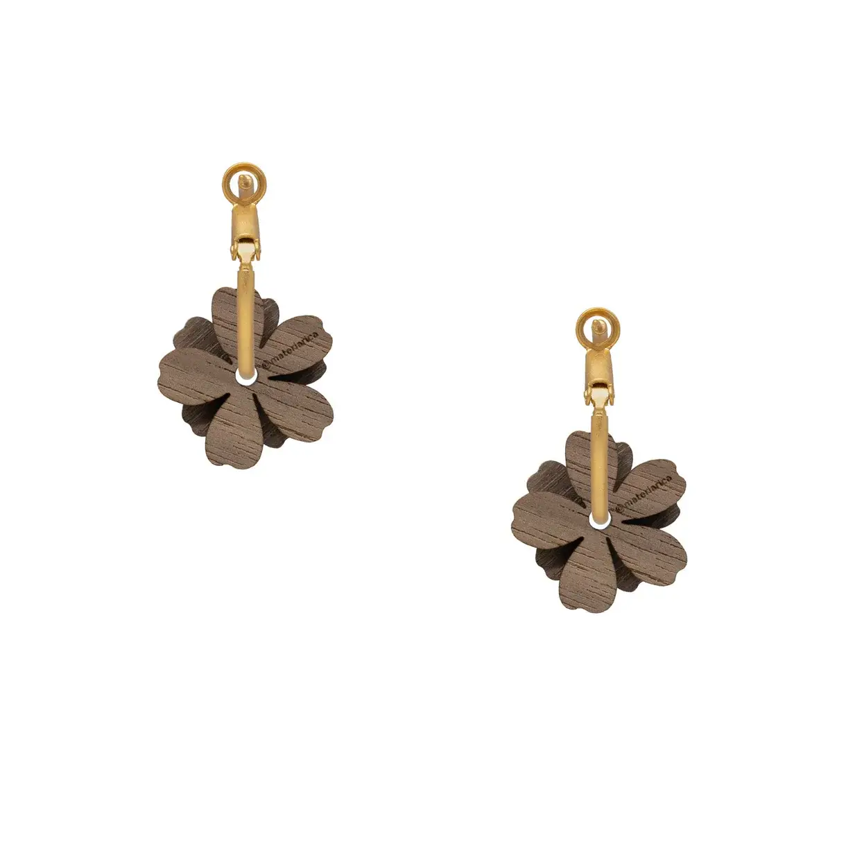 Materia Rica Hoop Earrings Flower Study