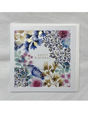 Art File Card Colourful Floral & Foliage