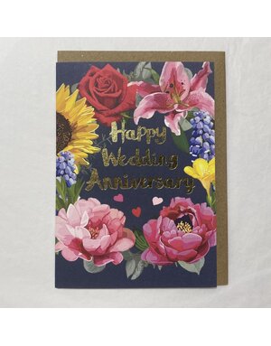 Sarah Kelleher Card Foil Wedding Anniversary