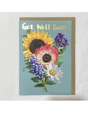 Sarah Kelleher Card Foil Get Well Soon