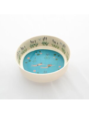 Becky Mackenzie Ceramic Bowl Twilight Swimmers
