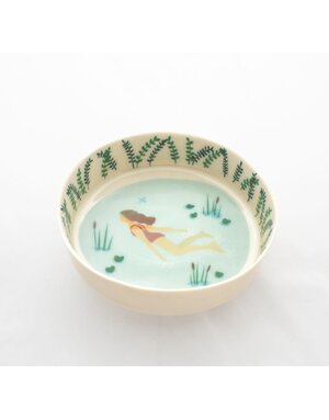 Becky Mackenzie Ceramic Bowl Spring River Goddess