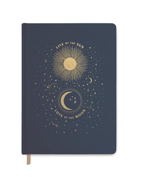 Designworks Ink Live By The Sun Cloth Notebook A4