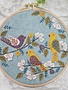 Corinne Lapierre Felt Embroidery Hoop Dawn Chorus