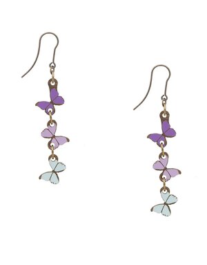 Materia Rica Hook Earrings Butterfly Parade