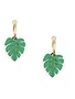 Materia Rica Hoop Earrings Monstera