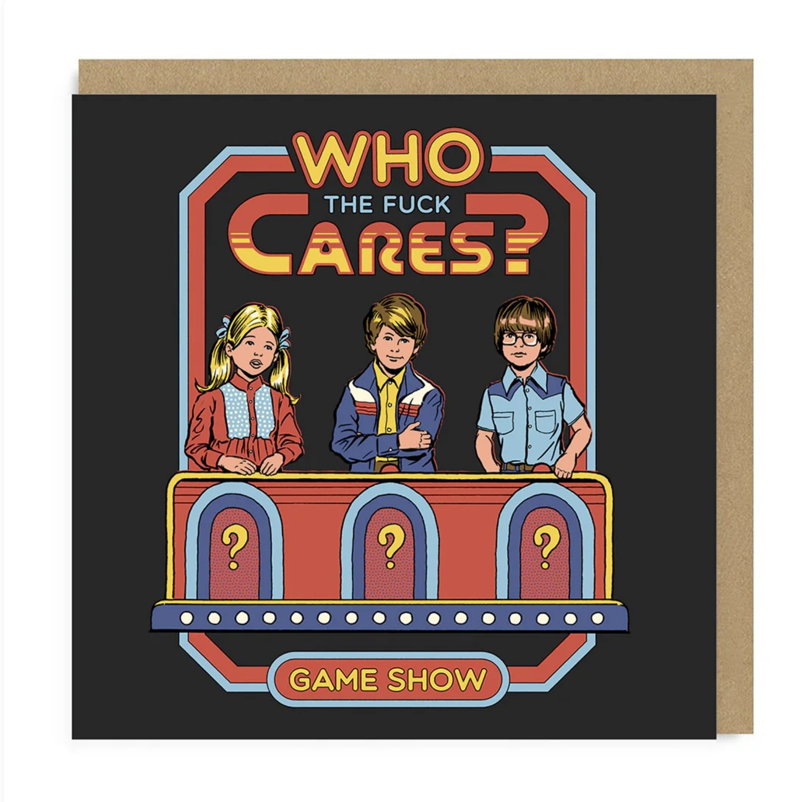 Ohh Deer Card Who The Fuck Cares