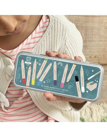 Cotton Twist Jumbo Watercolour Pencils Tin