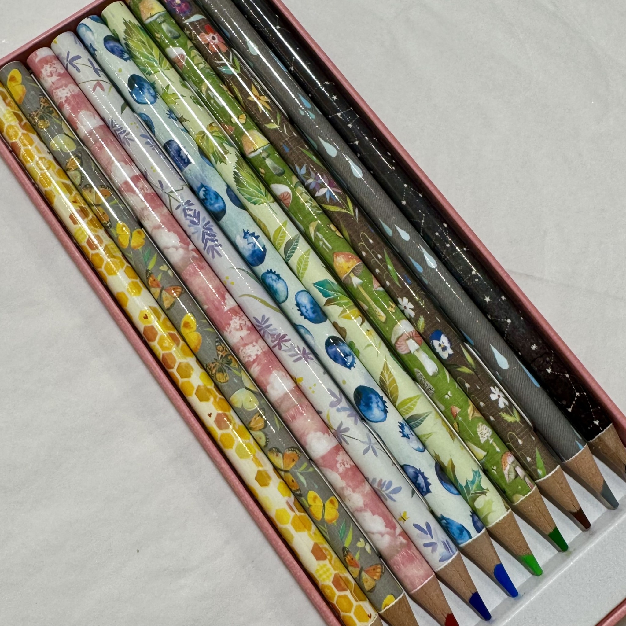 Chronicle Books Wanderlust & Wildflowers Pencil Set