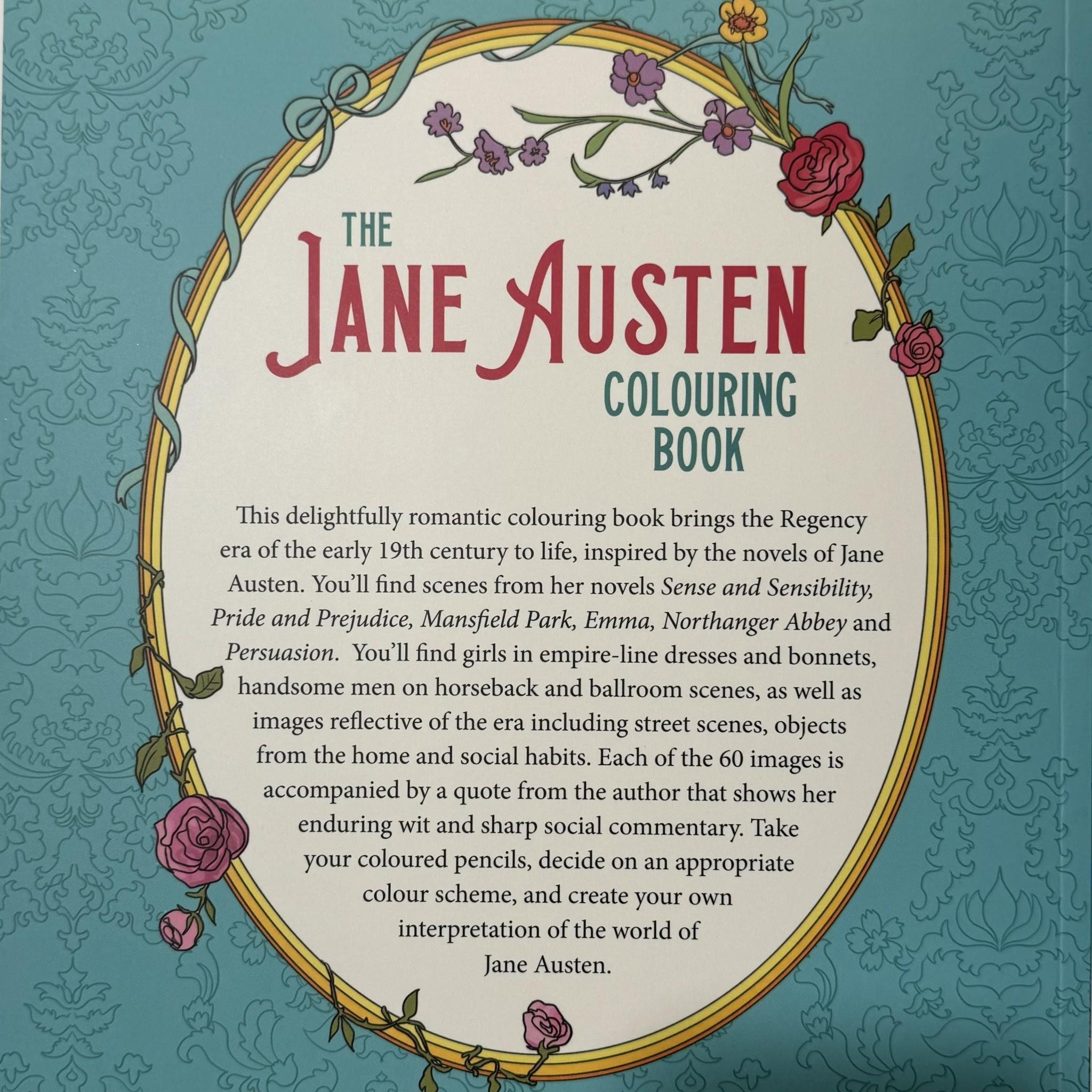 Bookspeed Jane Austen Colouring Book